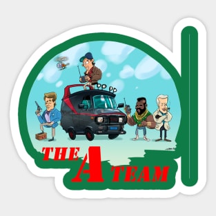 A-Team cartoon Sticker